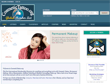 Tablet Screenshot of cosmetictattoo.org