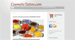 Desktop Screenshot of cosmetictattoo.com